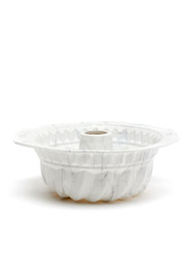Oven Pan - Made Of Silicone - Bundt 27 Cm - Baking Pan - Oven Trays - Cake Tray - Oven Pan - White/Marble 