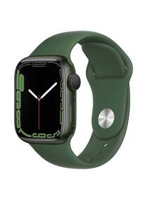 Watch Series 7 GPS 45mm Green Aluminium Case with Sport Band Clover 
