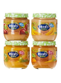 Baby Food Jar Assorted 125g Pack of 4 