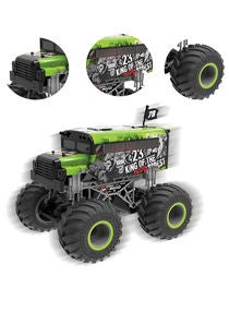 1:16 Remote Control Off-Road Vehicle For Boys For All Tarrain Monster Truck With Impressive Design And 2.4 Ghz Controller For High Precision And Speed 28 x 23 x 21.5cm 