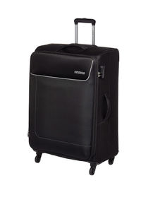 Jamaica Soft Small Cabin Luggage  travel Trolley Bag Black 