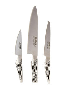3-Piece Knife Set Silver 
