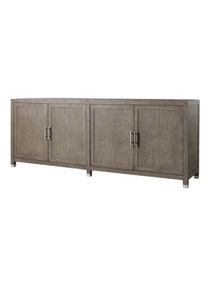 Buffet Table Luxurious For Darlington Collection in Wood Credenza - Grey Color - Size - Cabinet For Storage 