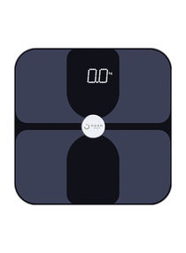 Body Scale - Multifunction 30X30 Cm Black Color - Balance Weight Scale 