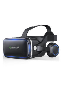Seven Generation Of VR3D Virtual Reality Game Glasses Black 
