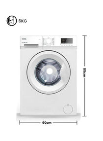 Washing Machine 6 kg 118 kW W 6104 White 