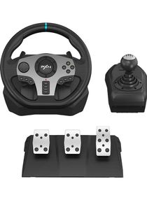 900 Degree Double Vibration Racing Steering Wheel With Shifter For PC/PS3/PS4/Xbox One/Series/Switch - wired 