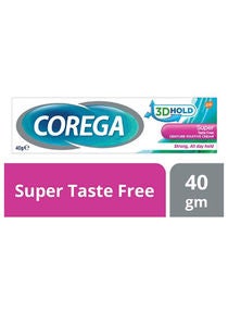Super Taste Free Denture Fixative Cream 40g 