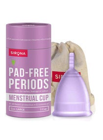 Reusable Menstrual Cup Large Purple large 