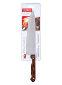 Chef Knife Silver/Brown 20cm 