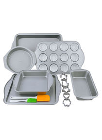 25-Piece Bakeware Set+Oven Gloves Multicolour 2kg 