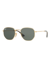 Men's UV Protection Hexagon Sunglasses - RB3548N - Lens Size: 54 mm - Gold 