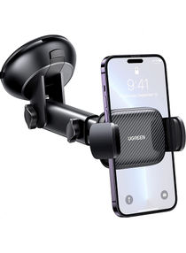 Car Phone Holder Dashboard Mobile Stand Windshield Car Cradle Suction for 4.7-6.5 inch iPhone 14/14 Plus/14 Pro/14 Pro Max/iPhone 13 Pro 13 Pro Max 13 13 mini iPhone 12 pro max 11 Pro Max Samsung Galaxy S23 S22 Black 
