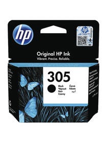 305 Original Ink Cartridge Black | Works with HP Deskjet 2300, 2700, Hp Deskjet Plus Series 4100, Hp Envy 6000 Series, Hp Deskjet Envy Pro 6400 Series Black 