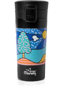 Stainless Steel BPA-Free Thermos Travel Mug Multicolour 380ml 