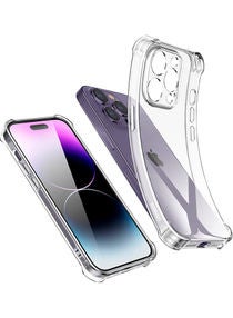 iPhone 14 Pro Max Case 6.7 Inch Ultra Slim Case Soft TPU Material with 4 Corners Bumper Shockproof Protection Anti-Scratch Anti-Drop Cell Phone 14 Pro Max Case iPhone 14 Pro Max Cover Clear 
