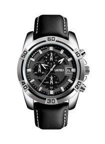 Men's Water Resistant Chronograph Watch 9156h - 47 mm - Black 