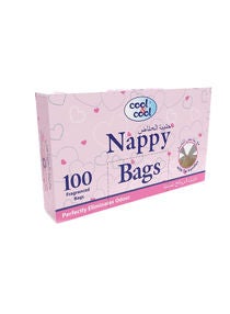 100-Piece Nappy Bags 