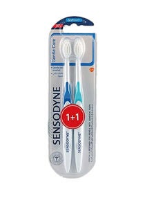 Toothbrush for Sensitive Teeth Gentle Care Brush with Soft Bristles Pack of 2 