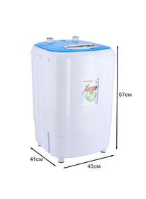 Semi Automatic Washing Machine 3.8 kg 250 W OMSWM5505 White/Blue 