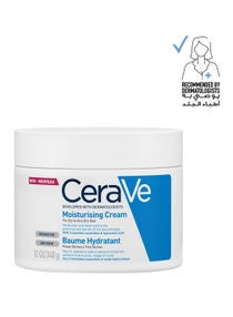 Moisturizing Cream For Dry Skin With Hyaluronic Acid Multicolour 340g 