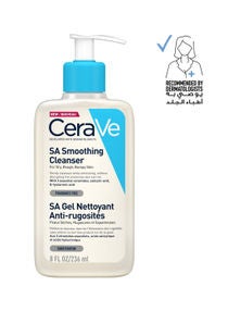 SA Smoothing Cleanser Salicylic Acid Body & Face Wash With Hyaluronic Acid, Niacinamide & Ceramides 236ml 