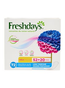 Pantyliners Long Scented 72 Pads 
