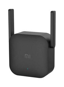 Mi Wi-Fi Range Extender Pro Wifi Repeater, Network Expander/ 2 External Antenna/ Up to 300Mbps / Up to 16 devices Connectivity / Plug & Play Black 