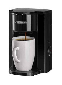 Coffee Machine One Cup Coffee Maker for Drip Coffee And Espresso With Coffee Mug DCM25N-B5 125 ml 350 W DCM25N-B5 Jet Black 