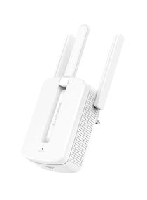 Mercusys MW300RE 300Mbps Wi-Fi Range Extender, 3 External Antennas for Better Coverage, Repeater, Booster, Works with Any Wi-Fi Rouer, Easy Setup White 