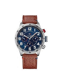 Men's Chronograph Leather Wrist Watch 