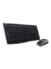 MK270 Wireless Keyboard And Mouse Black 