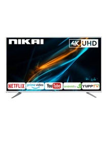 75-Inch Premium 4K UHD Smart Android LED TV UHD75SLEDT Silver 
