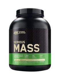 Serious Mass Weight Gainer Protein Powder, Vitamin C, Zinc And Vitamin D For Immune Support - Vanilla, 6 lbs 