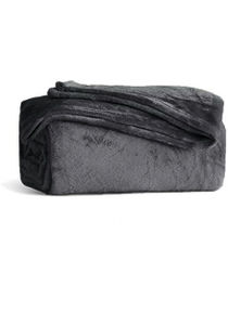 Lightweight Summer Blanket Queen Size 310 GSM Extra Soft Fleece All Season Blanket Bed And Sofa Throw 200 X 150 cm Grey 