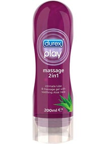 Play Massage 2 In 1 Lubricant Soothing Aloe Vera 200ml 