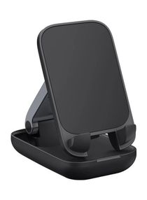 Seashell Series Folding Stand Adjustable Cell Phone Holder Black 