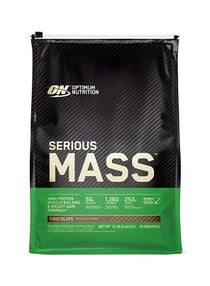 Serious Mass Weight Gainer Protein Powder, Vitamin C, Zinc and Vitamin D for Immune Support - Chocolate, 12 lbs 