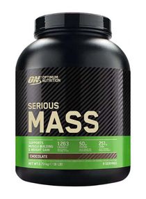 Serious Mass High Protein And Calorie Gainer Powder - 6 lbs (Chocolate) With Vitamins and Minerals 