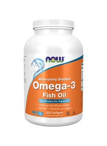 Omega-3 1000mg, Epa / 120 Dha, Molecularly Distilled, Cardiovascular Support, 500 Softgels 